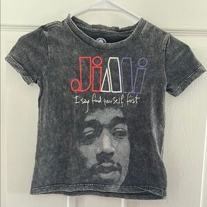 Jimi Hendrix Gray Kids T-Shirt